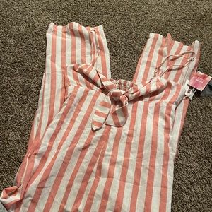 Floor length jump suit